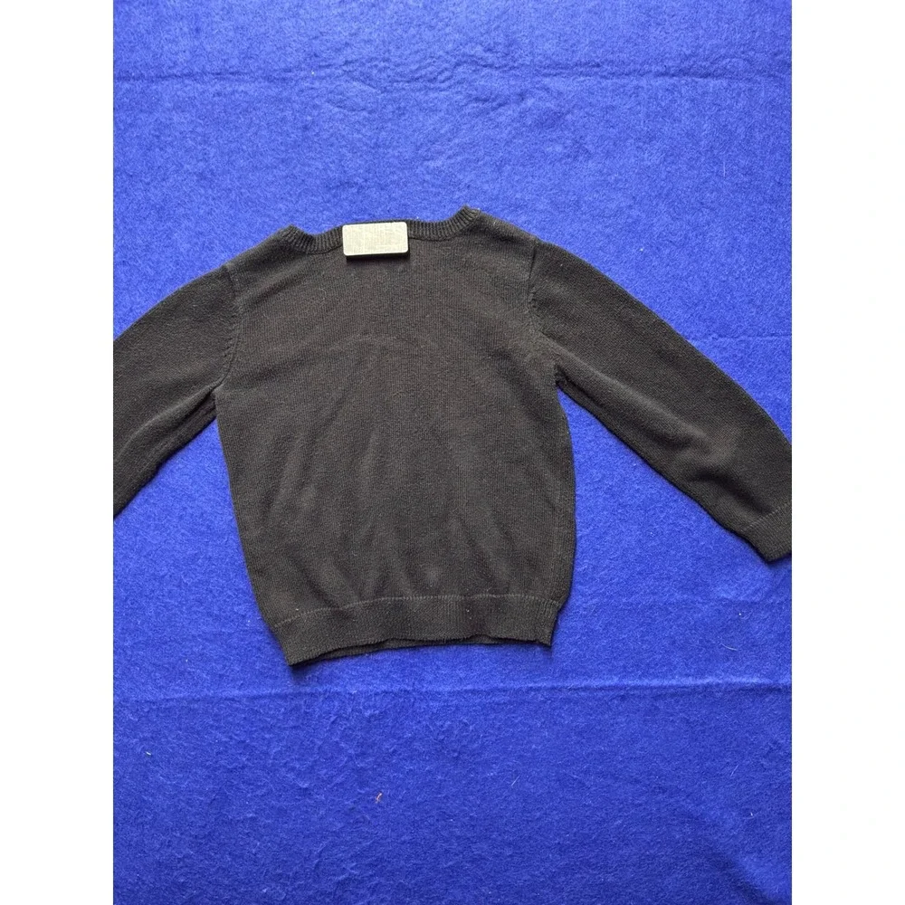 French Chic Toddler Girls‎ The Childrens Place Merci Graphic Sweater 2T Black